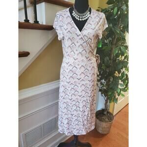 A Glow Summer Sun Wrap Maternity Dress Size Medium